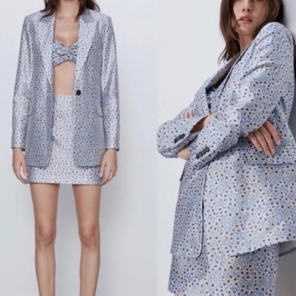 Zara Jackets & Blazers - Zara - Floral print Blazer - S NWOT